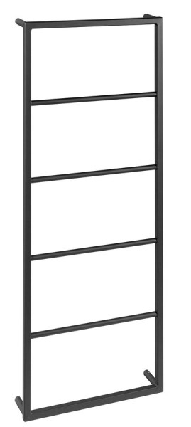 SCHADEMODEL: Sapho Industrial handdoekrek hangend 115x45cm mat zwart