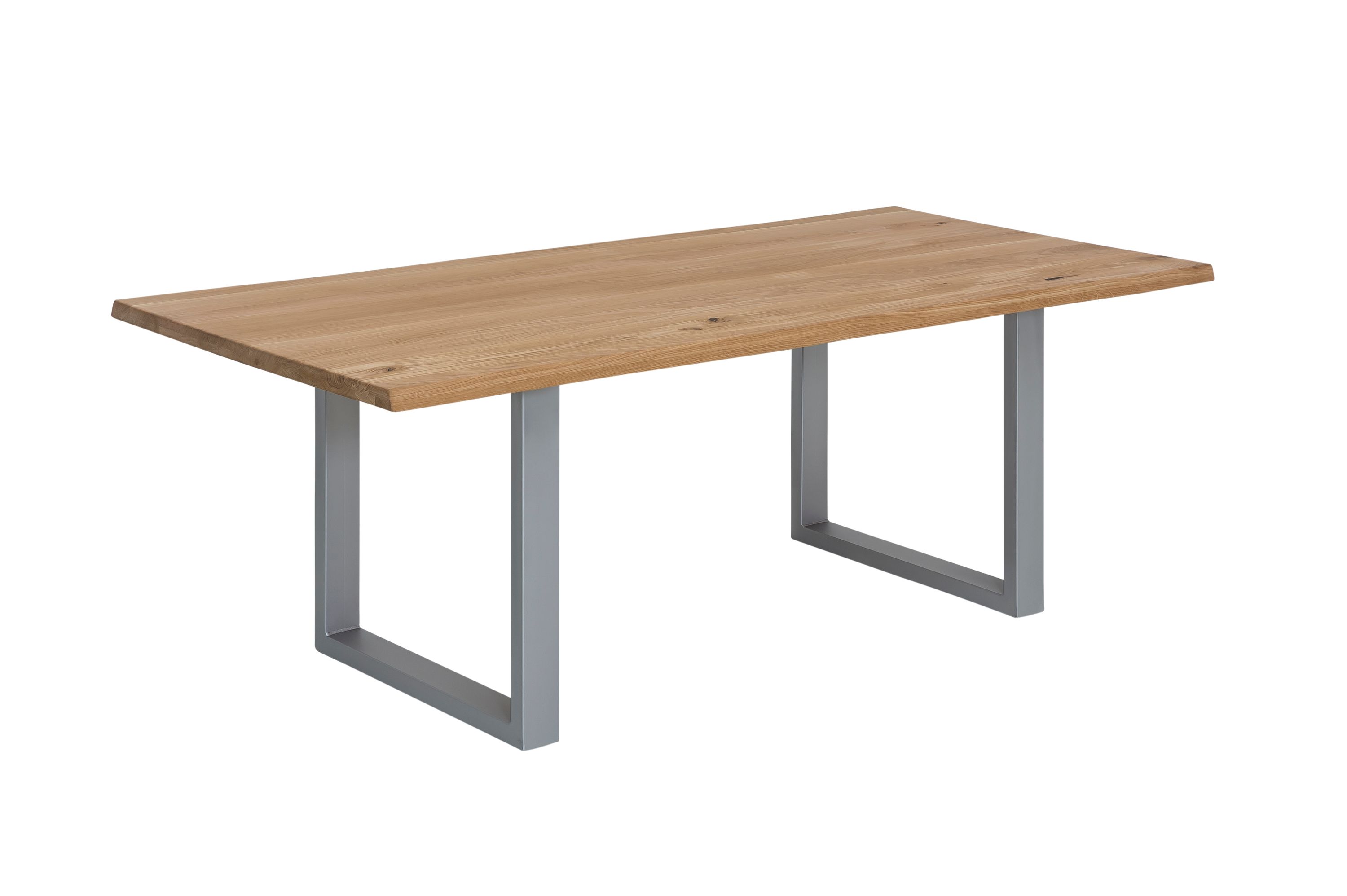Tisch 180x90cm Wildeiche Metall Holztisch Esstisch Speisetisch Esszimmertisch