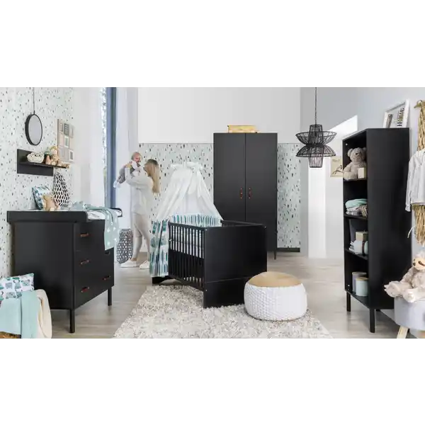 2-türigiger Schrank, Melody Black