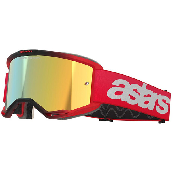Alpinestars - Masque Vision 5 Blaze Rouge / Blanc / Noir / Or