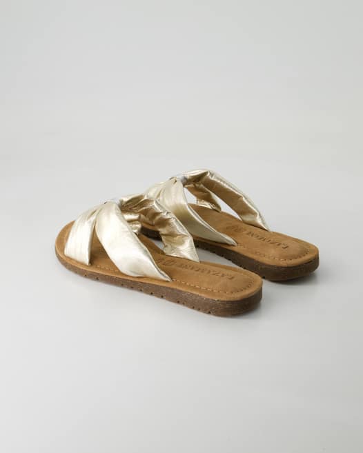 Lazamani LA33766 Pantoletten in Gold