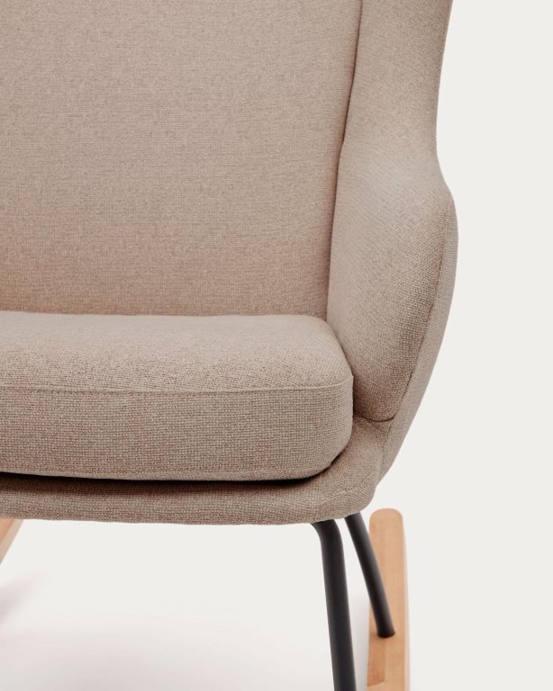 Kave Home Maustin schommelstoel beige