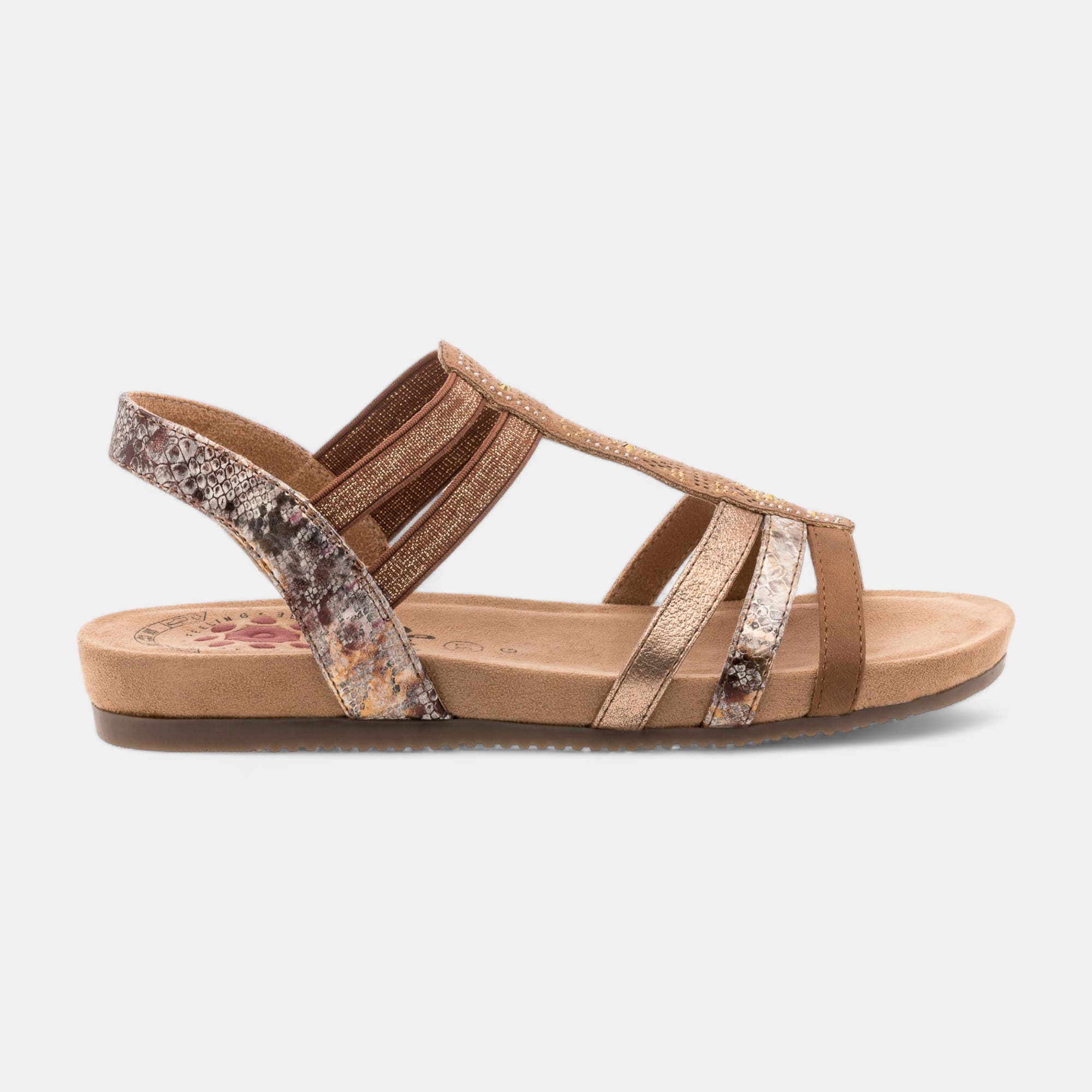Sandales Femme cognac