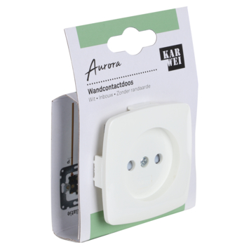 KARWEI Aurora wandcontactdoos wit