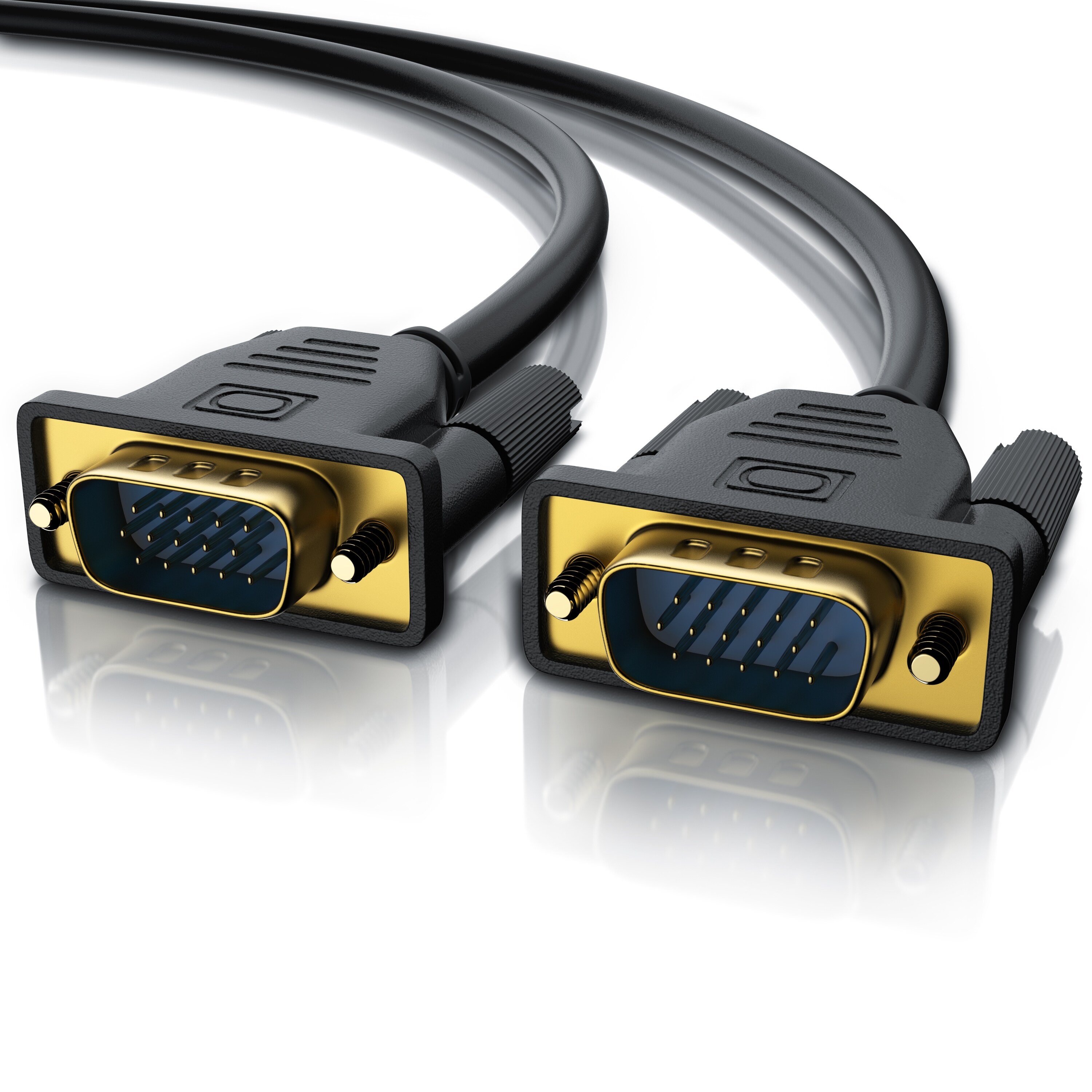Primewire VGA Monitorkabel / 15-poliger Anschluss (D-Sub) - S-VGA zu S-VGA Videokabel mit 1080p - 3m