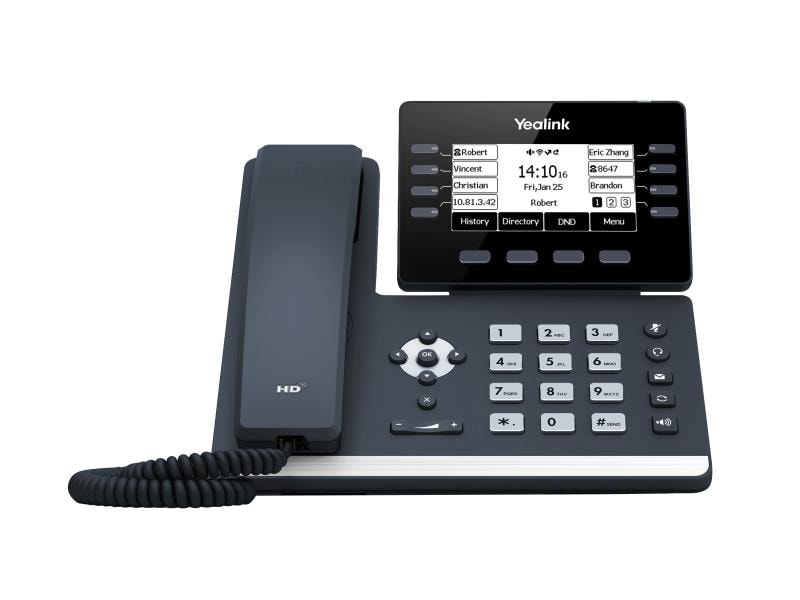 Yealink Tischtelefon SIP-T53 Schwarz Prime Business Phone für optimale Produktivität
