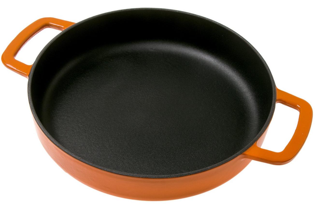 Combekk Sous Chef 192124OR koekenpan dubbele handgreep 24 cm, oranje