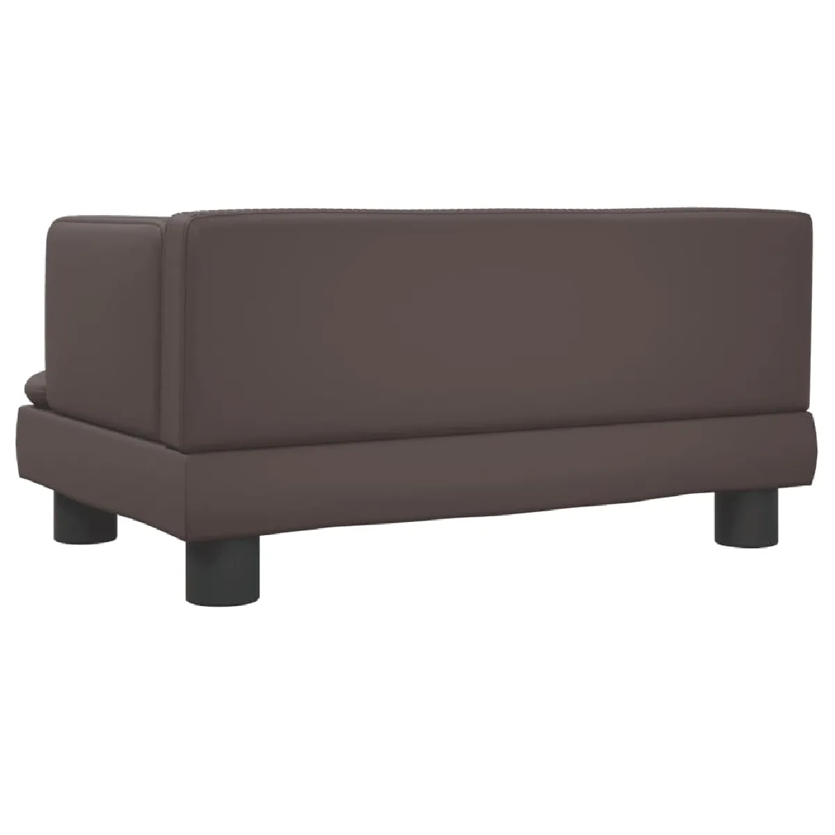 vidaXL Canapé pour enfants marron - 60x40x30 cm - Similicuir