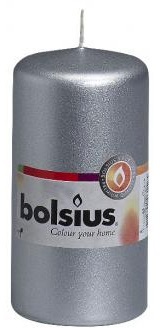 Bolsius Stompkaars Zilver 1 stuk