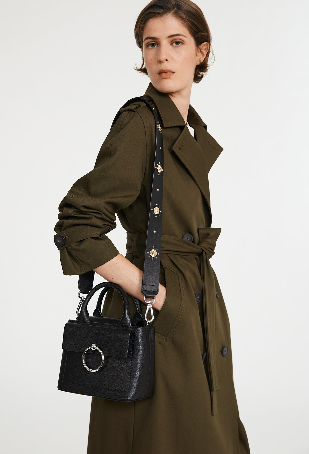 Bandouli&egrave;re amovible cuir