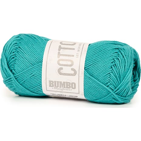 BUMBO Bomuldsgarn - Mørk turkis 249