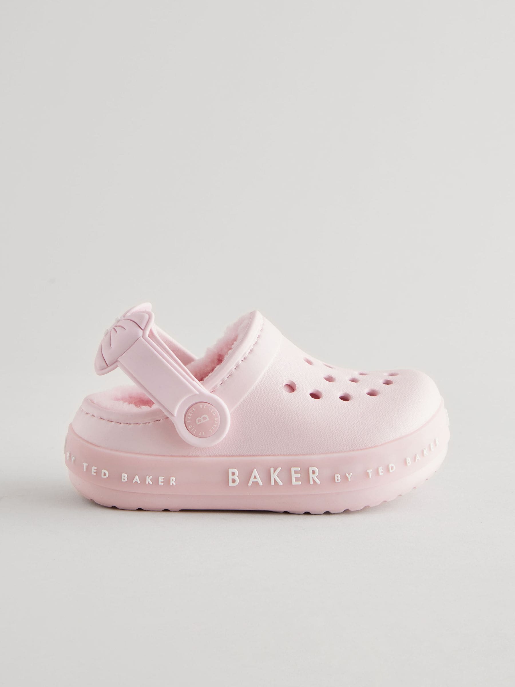 Roze - Baker by Ted Baker Girls Borg Lined Clog Slippers