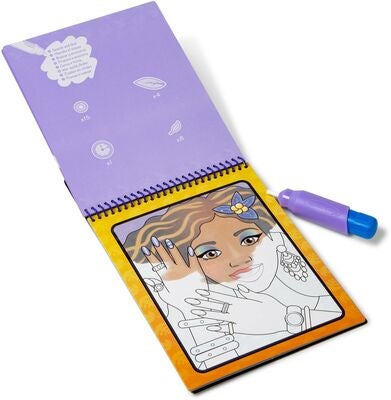Melissa & Doug Water Wow! Fargeleggingsbok Makeup & Manicure