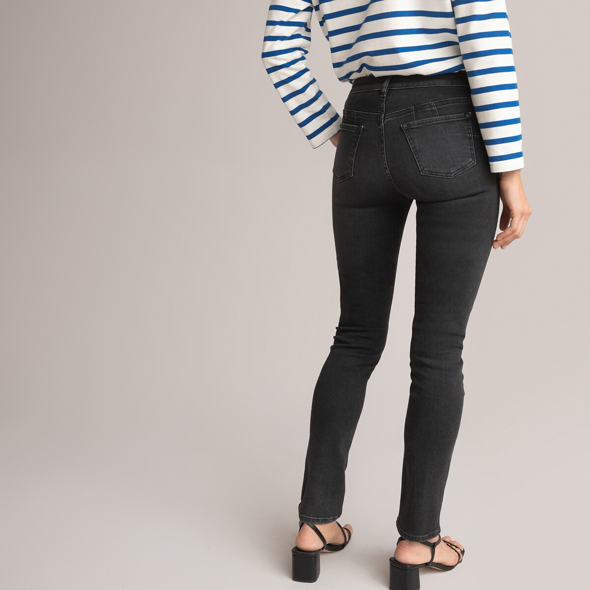 COLEÇÕES LA REDOUTE<br>Calça jeans slim push-up, conforto extra