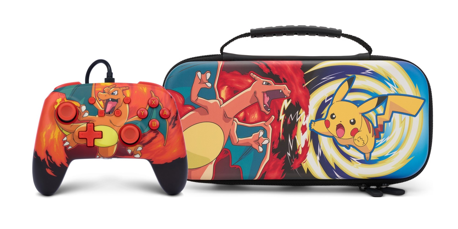 PowerA Enhanced Wired Controller - Nintendo Switch - Charizard Vortex