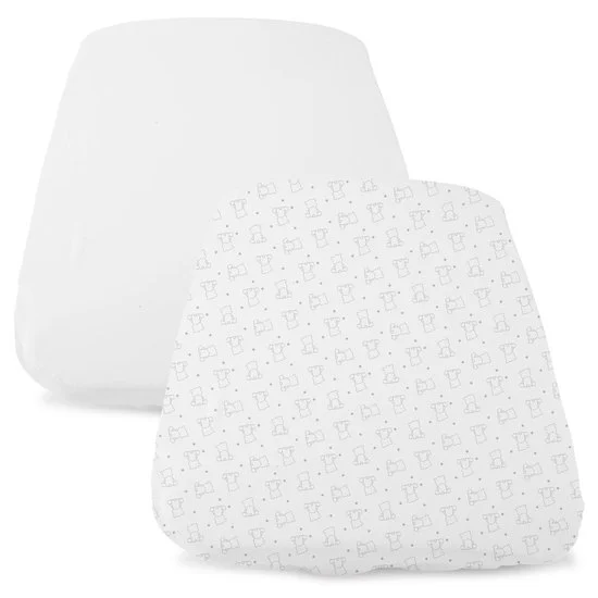Lot de 2 draps housse Baby Hug    Bear        0-6 mois   de               Chicco