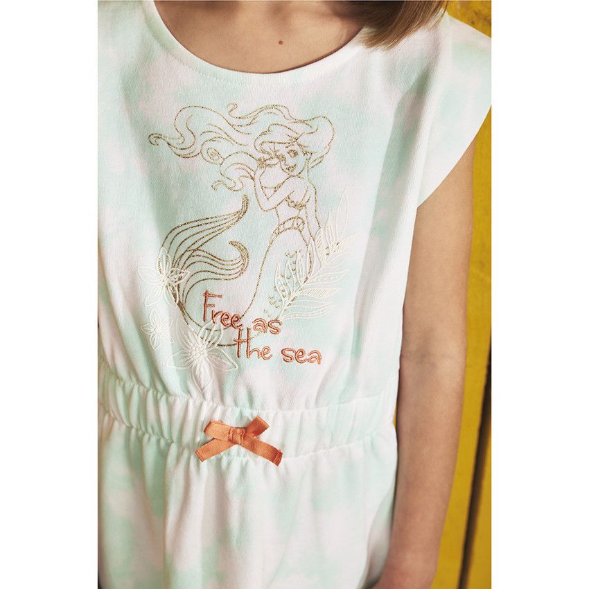 Robe en molleton print Ariel Disney pour fille - Vert