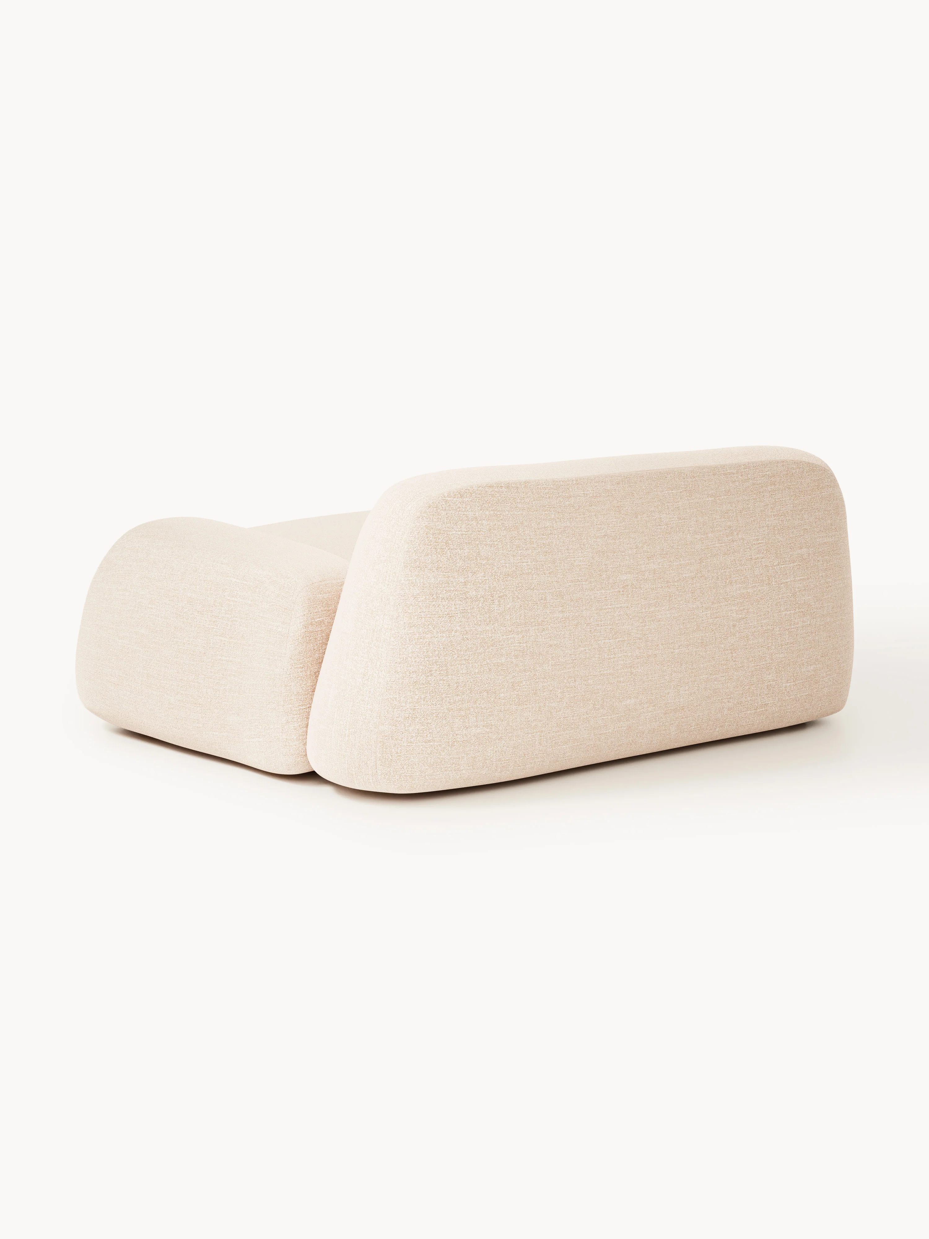 XL bouclé loungefauteuil Wolke