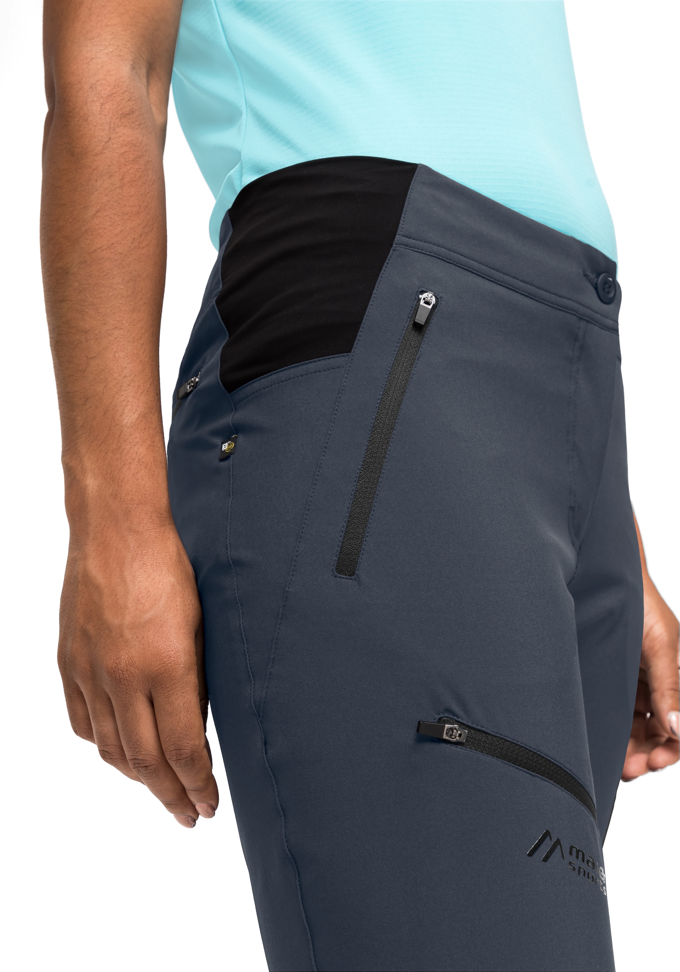 Maier Sports Caprihose »Latit Capri Vario«  Damen Capri, kurze Wanderhose, Outdoorhose mit 4 Taschen, Regular Fit