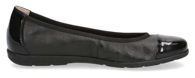 Caprice Ballerina  Loafer, Slipper, Festtags Schuh mit Lack-Details