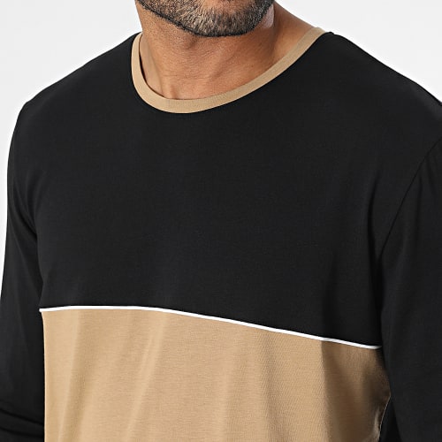 Tee Shirt Manches Longues Balance 50496105 Noir Camel