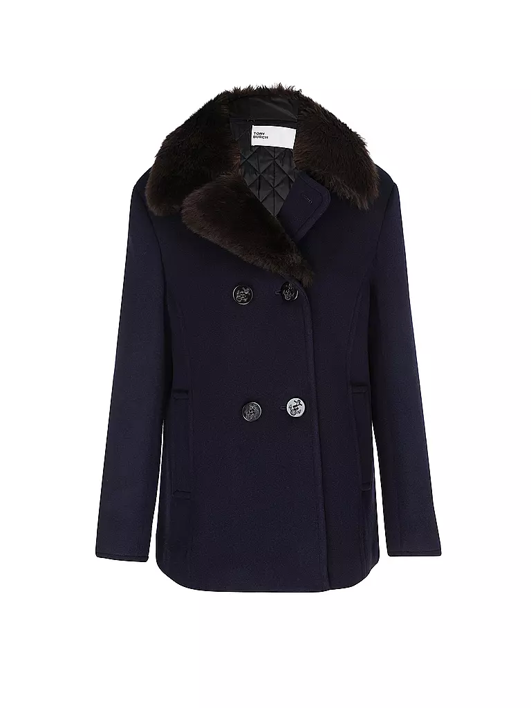 TORY BURCH Wolljacke dunkelblau