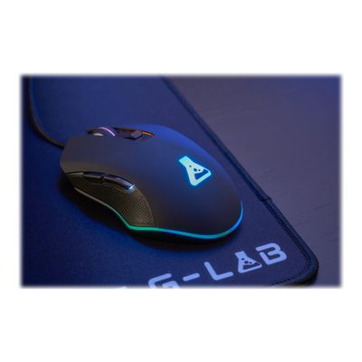The G-Lab COMBO HELIUM - ensemble de clavier, souris, casque et tapis de souris - Azerty - Français