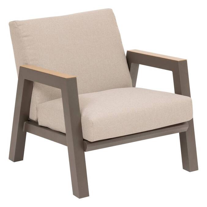 Fauteuil de salon de jardin AXIOME Praline