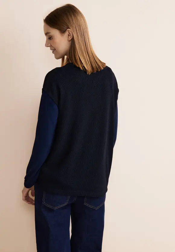 T-Shirt ärmellos - deep blue