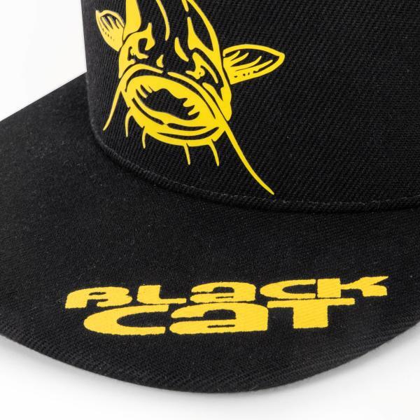 Casquette Black Cat Black Flat Peak Cap