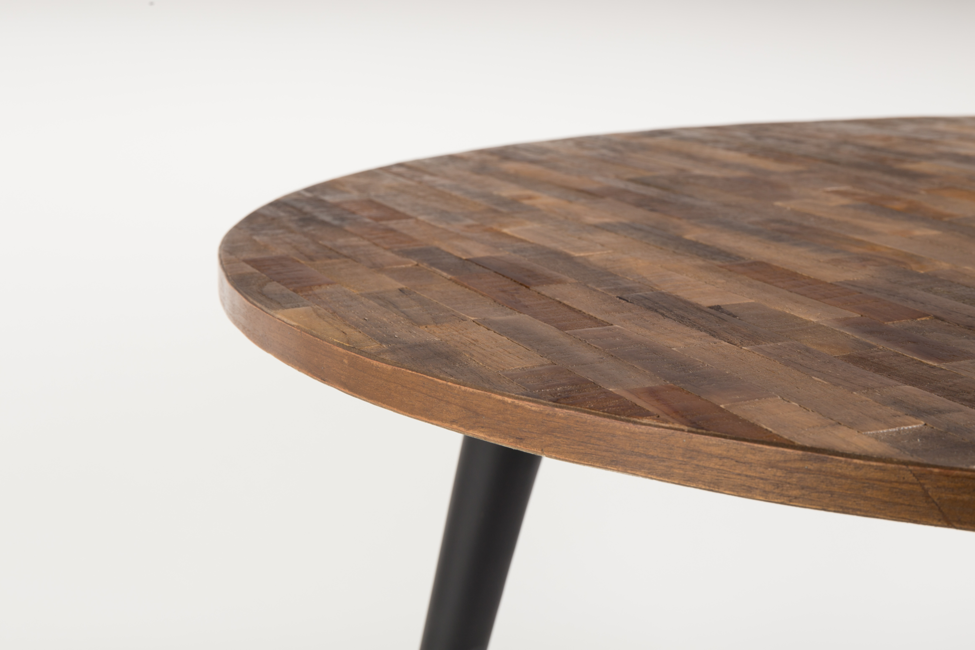 Eettafel Mo rond bruin 110 cm