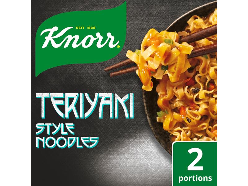 Knorr Asia Specials Teriyaki Style Noodles 2 Portionen Würziges Nudelgericht an asiatischer Sauce