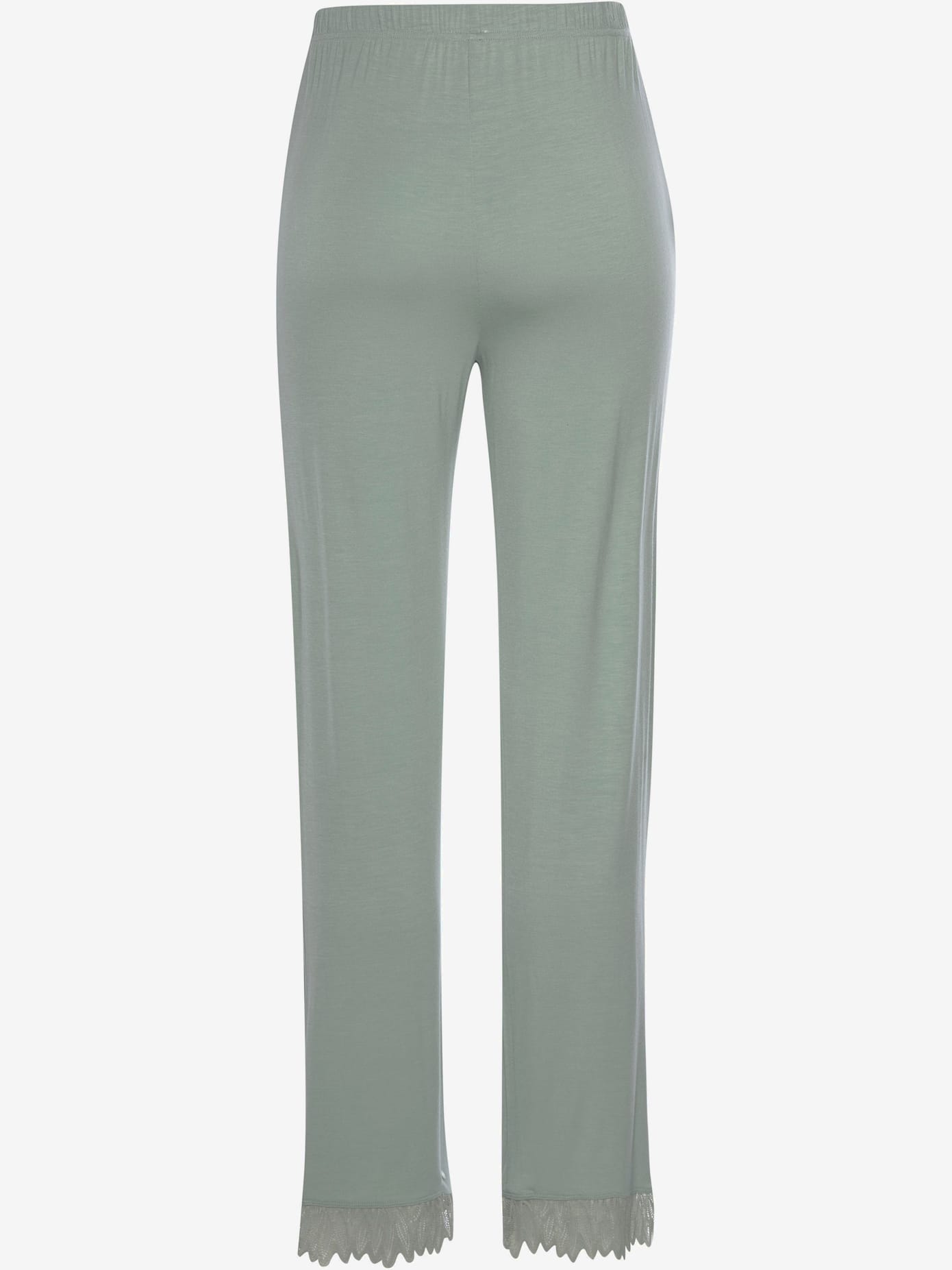 Pantalon de nuit pantalon long avec détails en dentelle