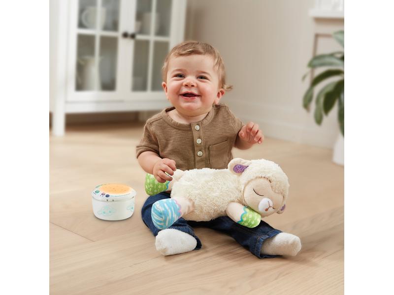 Vtech Nachtlicht 3-in-1 Sternenlicht-Schäfchen -DE- Babyspielzeug zum Schlummern und Spielen
