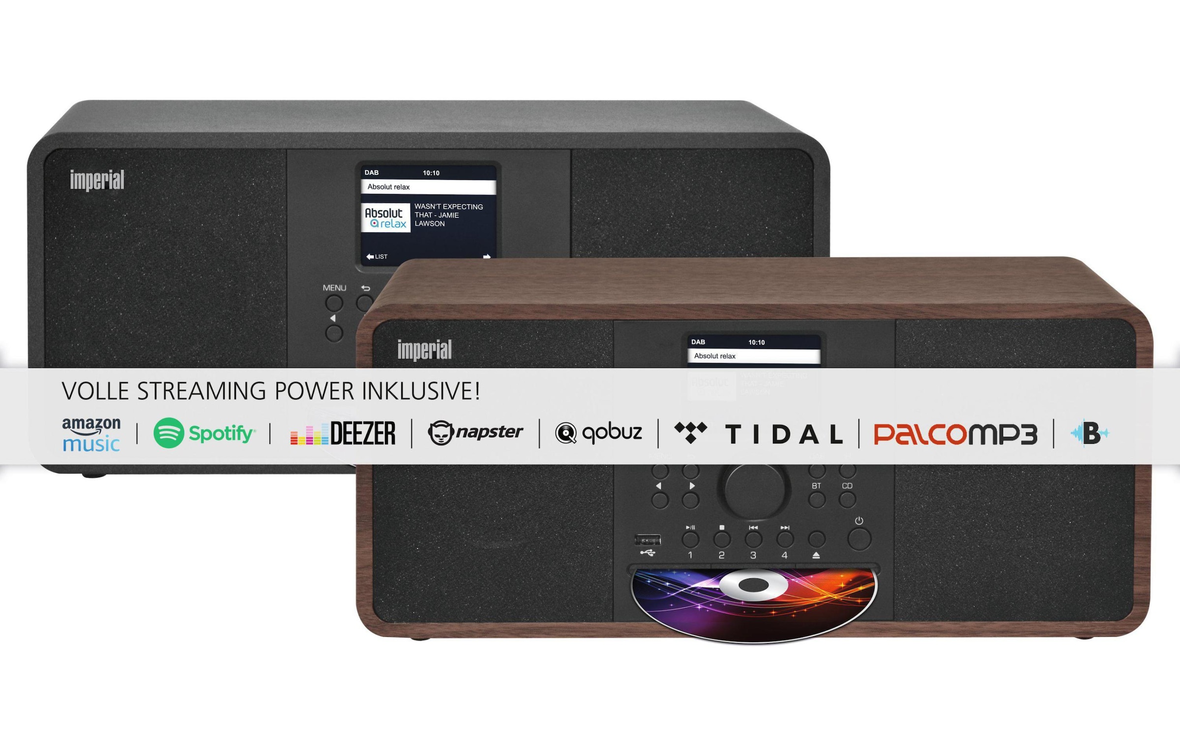 IMPERIAL CD-Radiorecorder »Dabman i205 CD« ( Digitalradio (DAB+) | FM-Tuner | Internetradio )