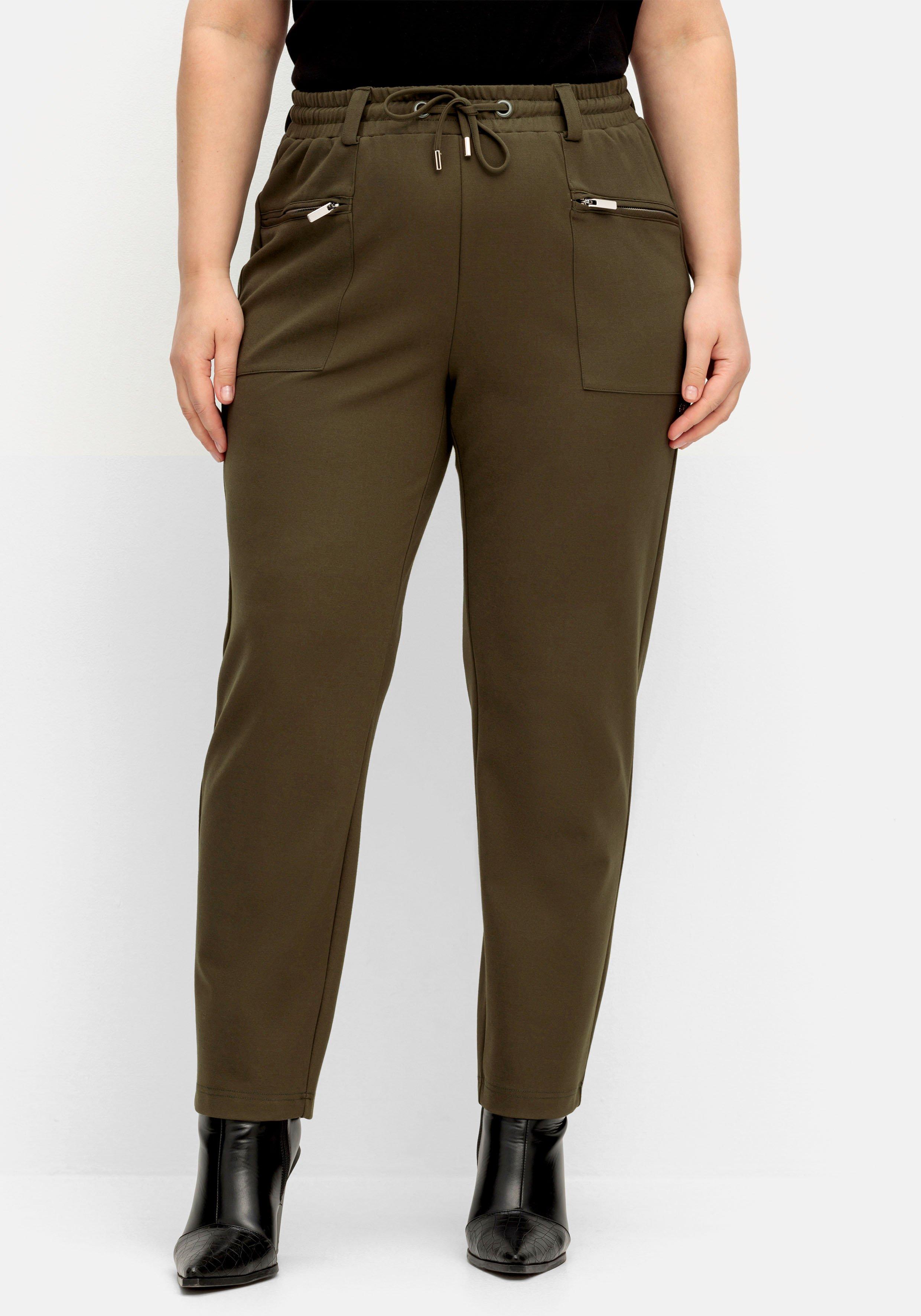 Schmale Joggpants im Cargostil, mit Komfortbund