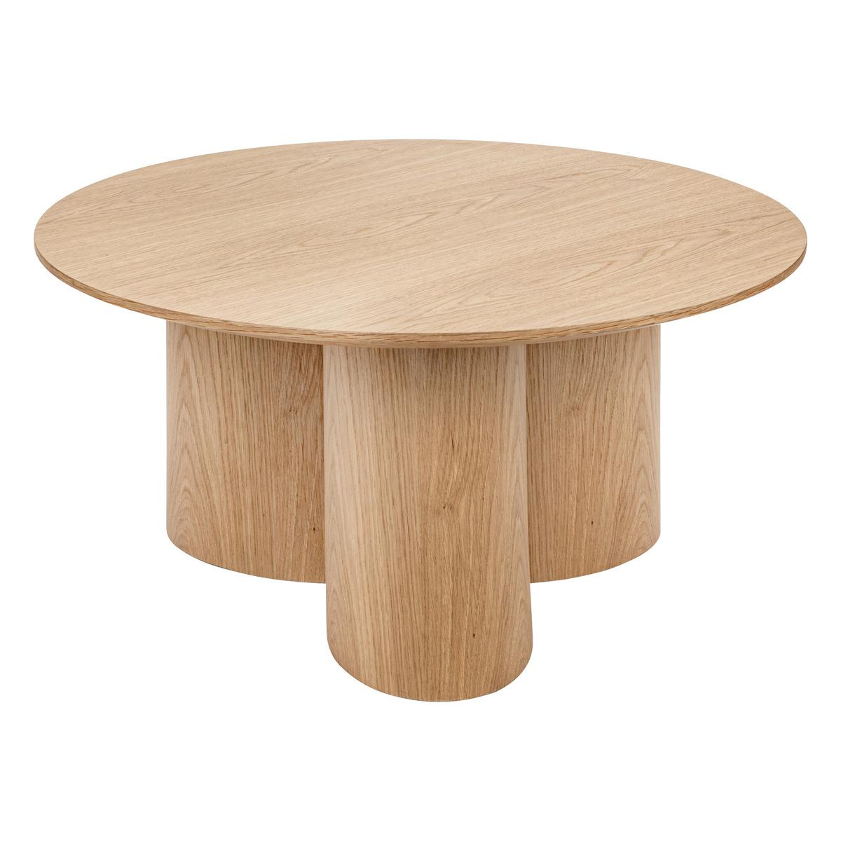 TABLE BASSE ALIONA BOIS NATUREL D.80CM
