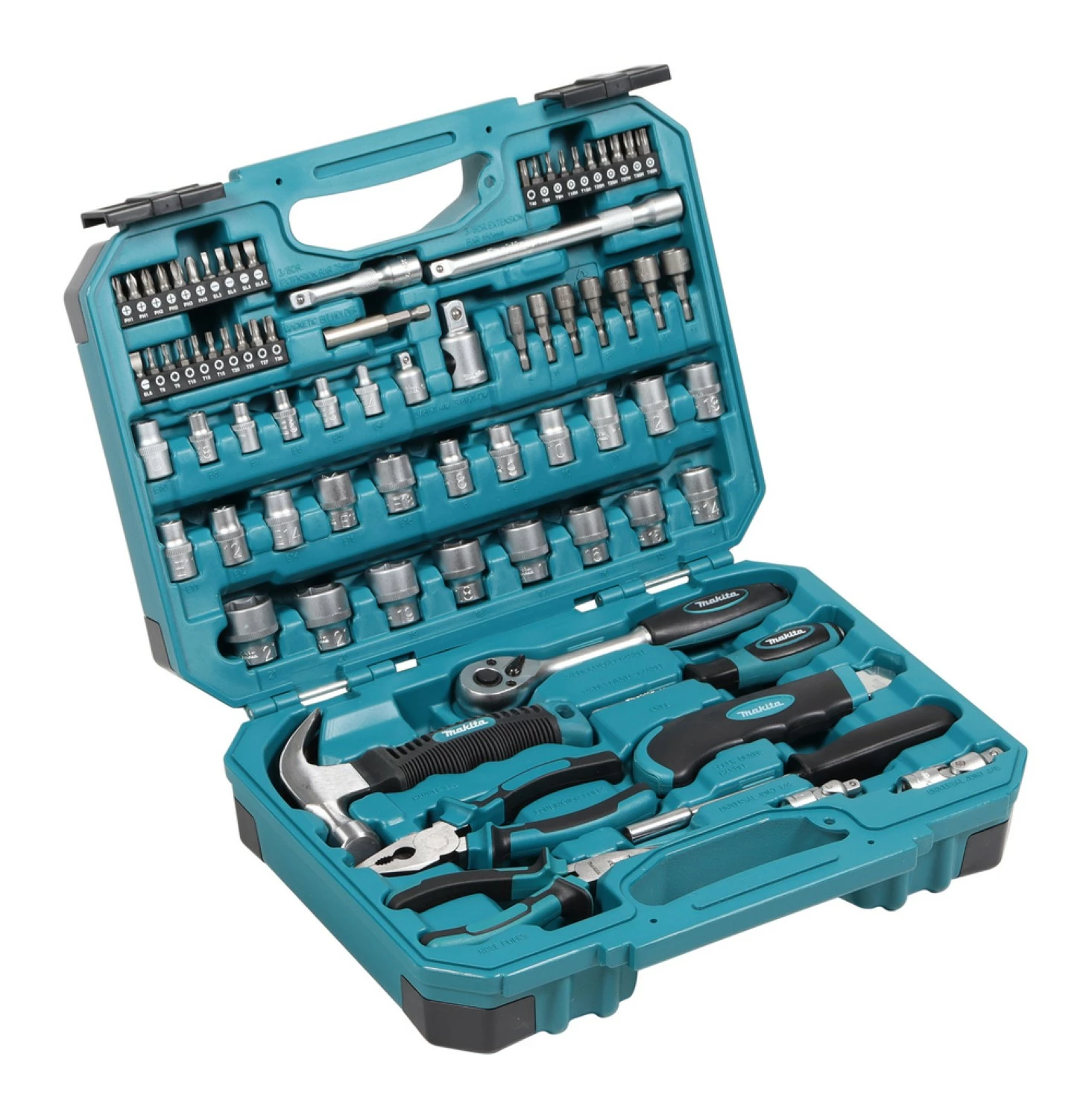 Makita E-10899 Gereedschapset in koffer - 76-delig
