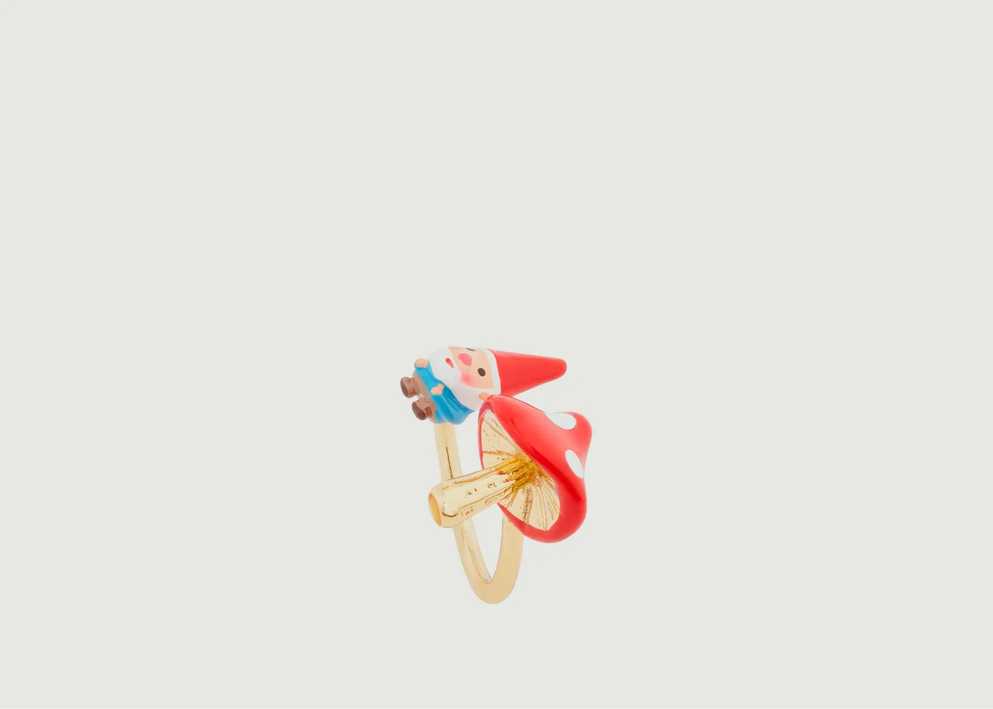 Bague ajustable Toi et Moi Champimignon N2
