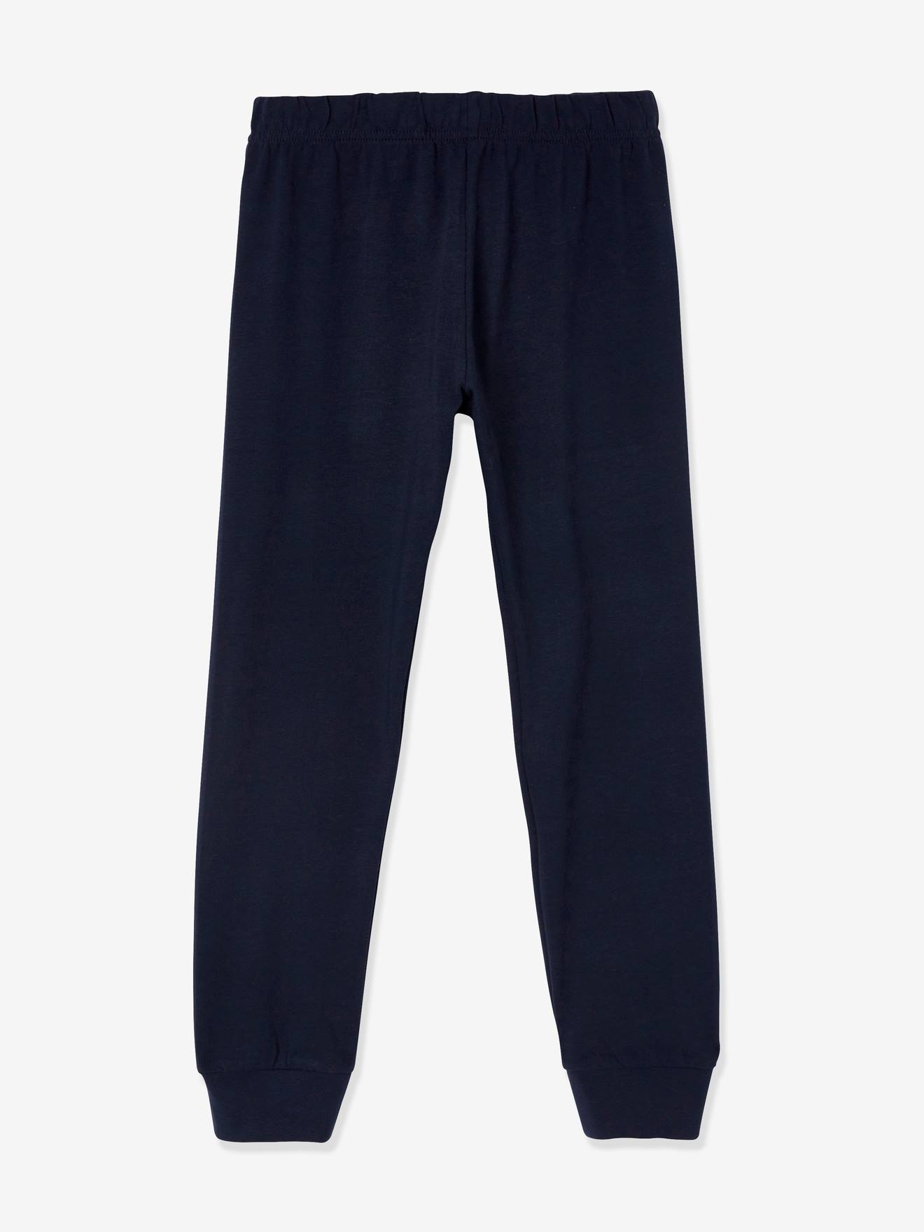 Pacote com 2 pijamas náuticos em dois tons de azul escuro/multicoloridos
