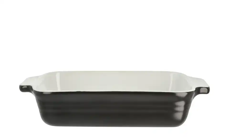 KHG Auflaufform Schwarz 22,2 cm