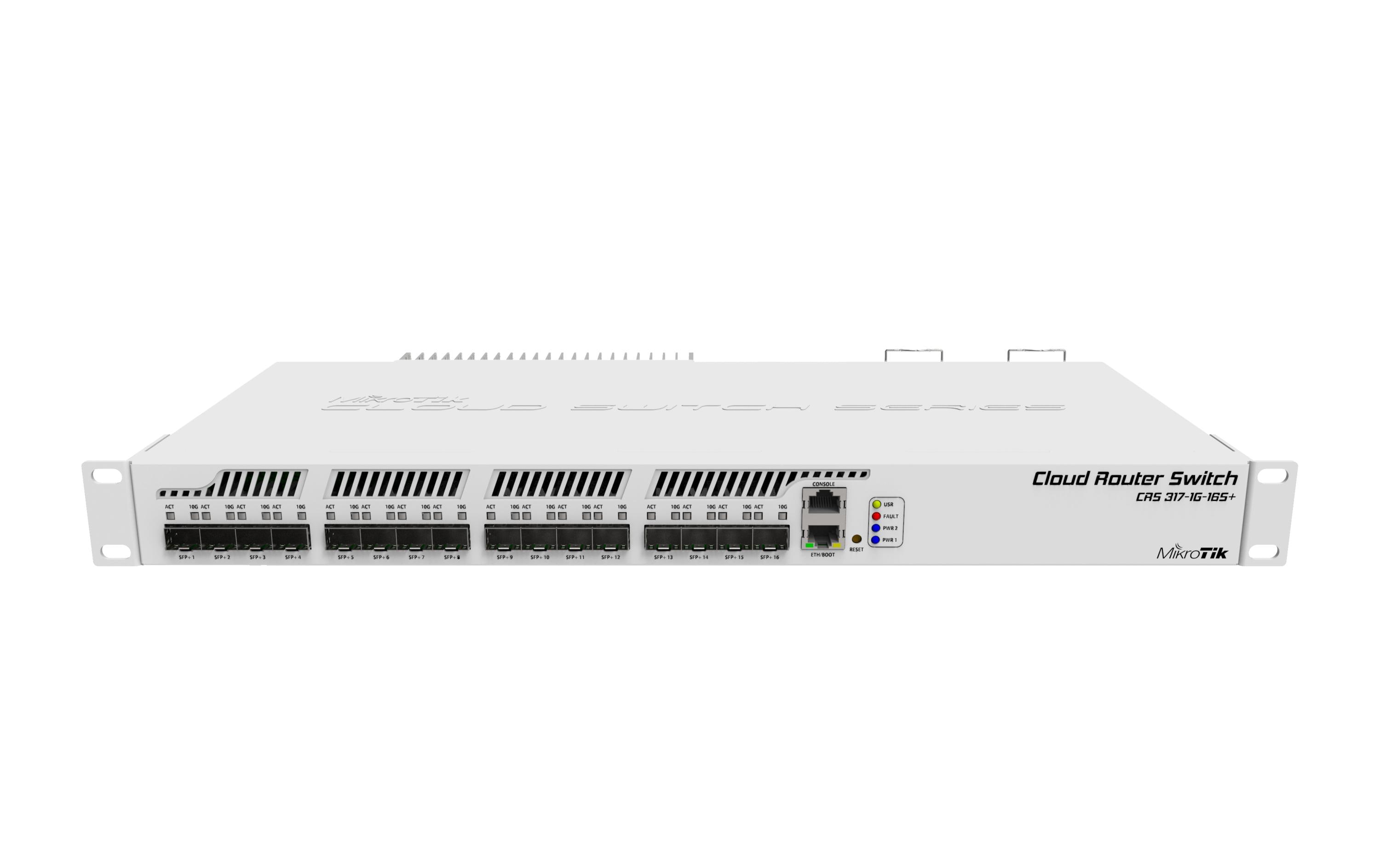 SFP+ Switch CRS317-1G-16S+RM 16 Port<br>Cloud Router Switch