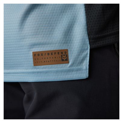 Maillot Manches Courtes Fox Defend Gunmetal Bleu