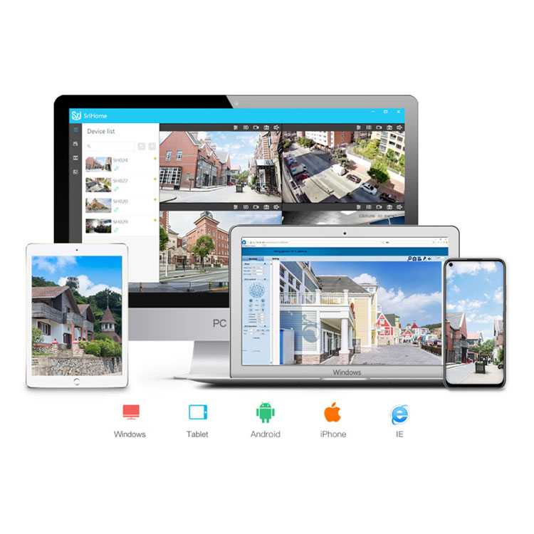 (4MP) 2.4/5GHz WiFi IP PTZ Kamera HD 1080p mit IR LED Nachtsichtfunktion / Bewegungserkennung / AP / Audio / Micro SD Slot (iOS/Android)