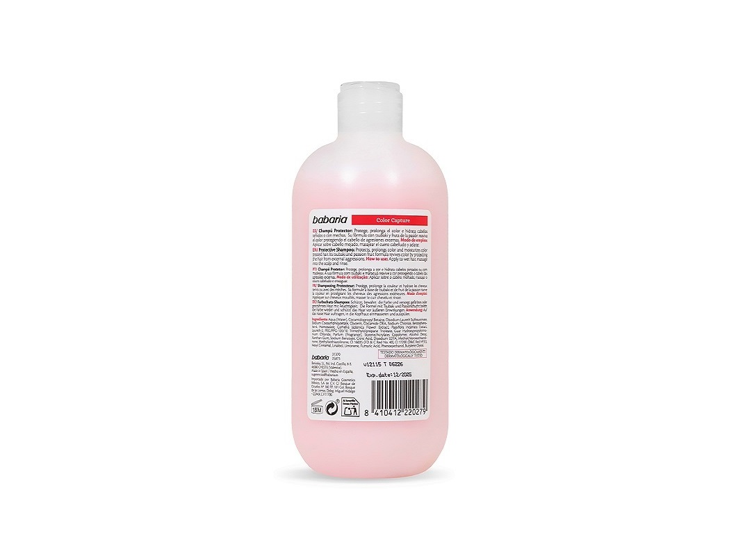 CHAMPÔ PROTECTOR DE CÔR BABARIA 500 ML.