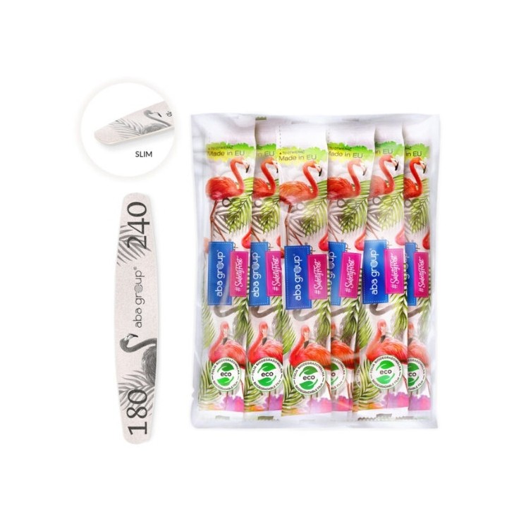 Aba Group Safe Package Nagelvijl recht Slim Flaming 180/240 25 st