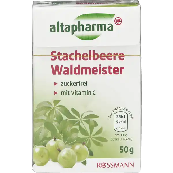 ALTAPHARMA STACHELBEEREWALDMEISTER BONBONS