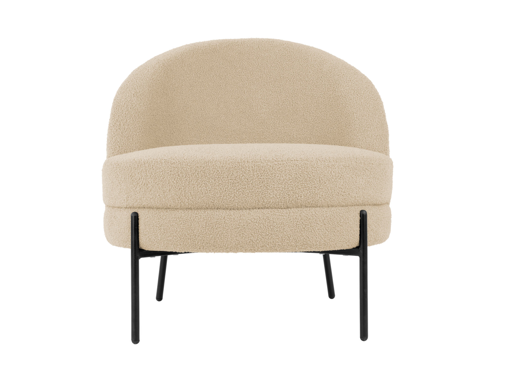 Chair Noble teddy curl beige