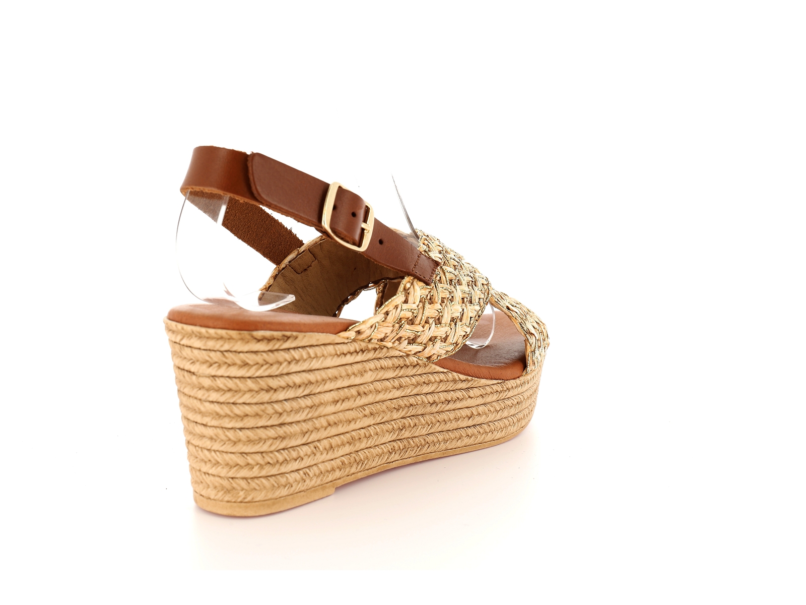Chaussures du chateau-27228 Matières combinées Naturel