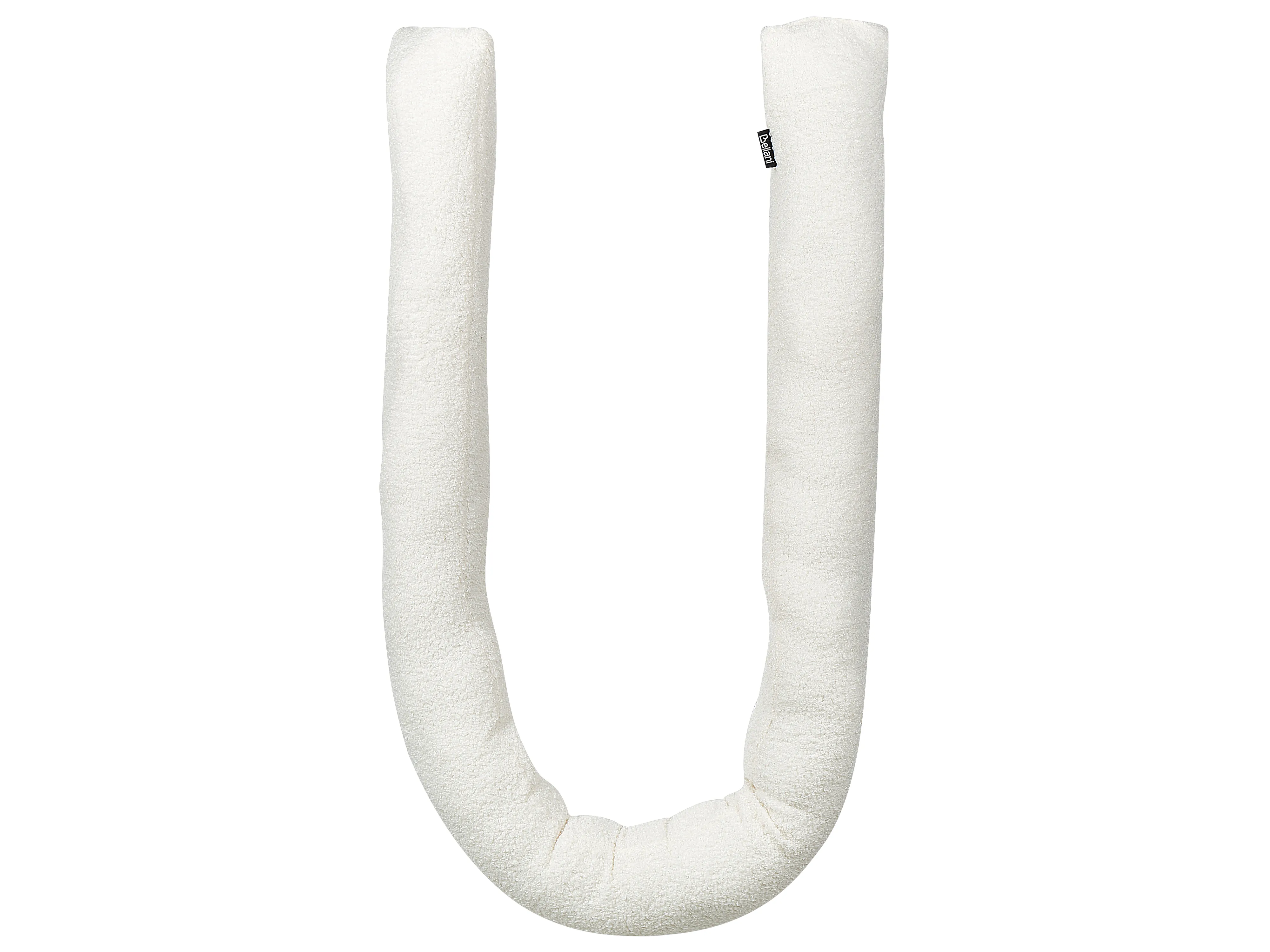 Sierkussen GLADIOLUS Bouclé 172 x 14 cm Gebroken wit effen